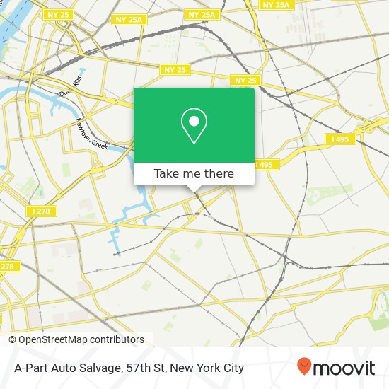 Mapa de A-Part Auto Salvage, 57th St