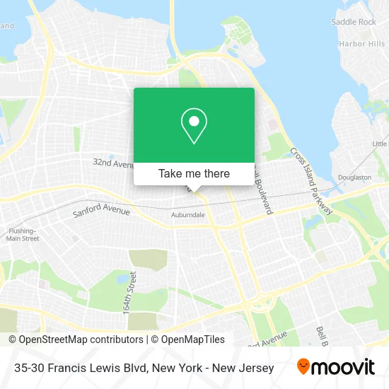 Mapa de 35-30 Francis Lewis Blvd