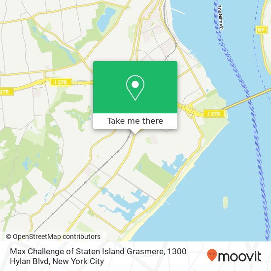 Max Challenge of Staten Island Grasmere, 1300 Hylan Blvd map