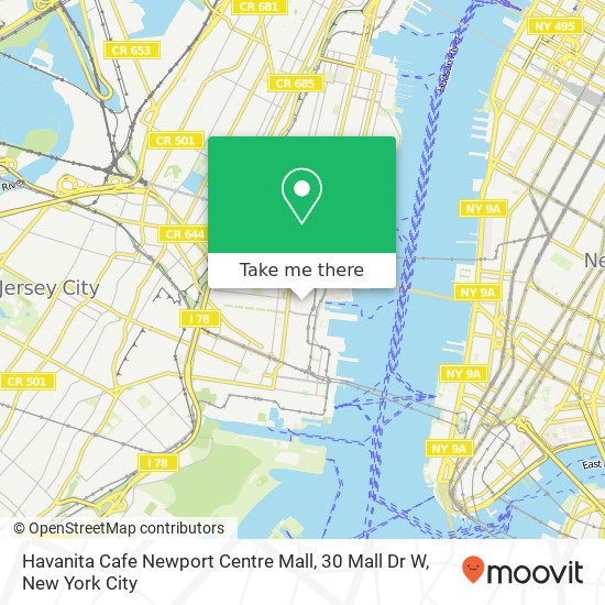 Havanita Cafe Newport Centre Mall, 30 Mall Dr W map