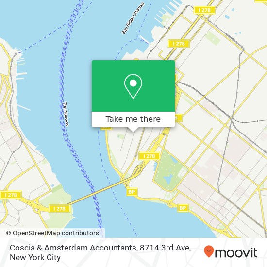 Coscia & Amsterdam Accountants, 8714 3rd Ave map