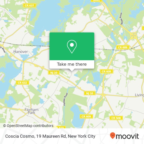 Mapa de Coscia Cosmo, 19 Maureen Rd