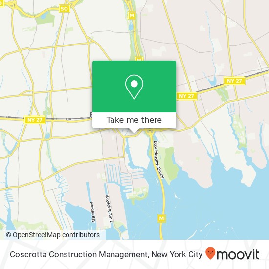 Coscrotta Construction Management map