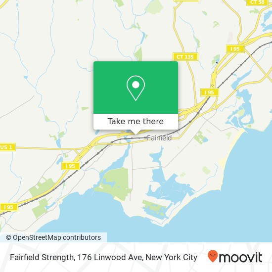 Fairfield Strength, 176 Linwood Ave map