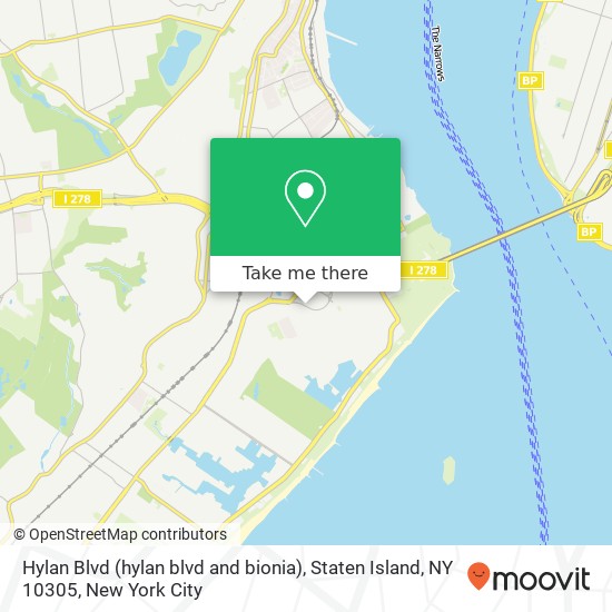 Hylan Blvd (hylan blvd and bionia), Staten Island, NY 10305 map