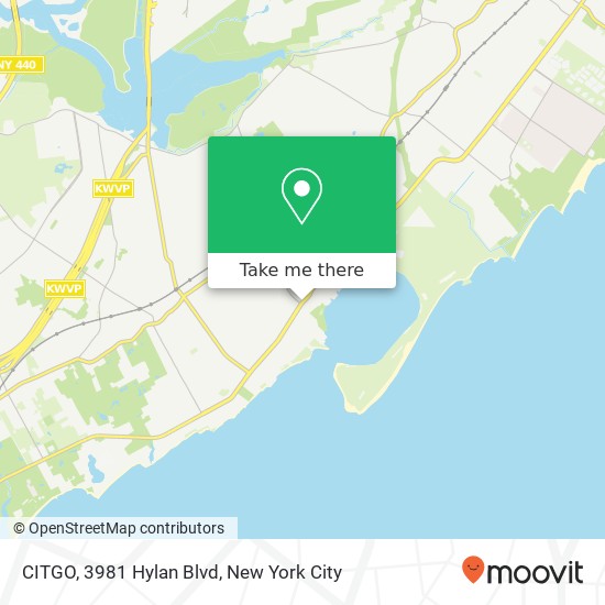 Mapa de CITGO, 3981 Hylan Blvd