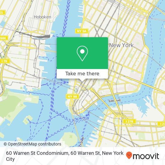 60 Warren St Condominium, 60 Warren St map