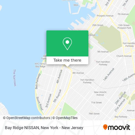 Mapa de Bay Ridge NISSAN