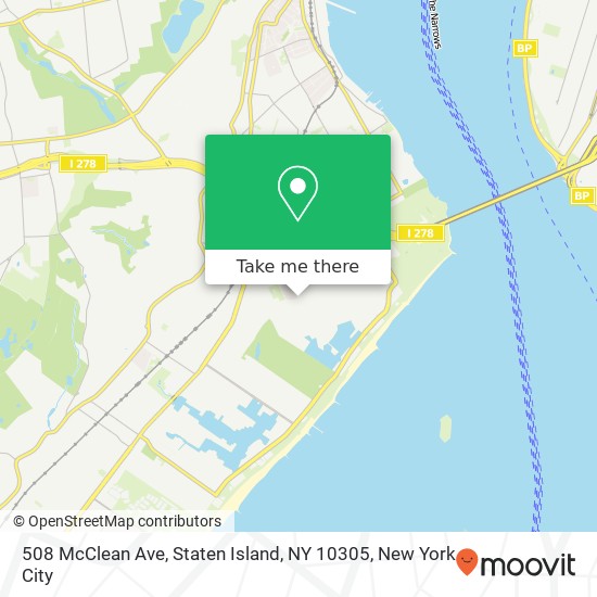 508 McClean Ave, Staten Island, NY 10305 map