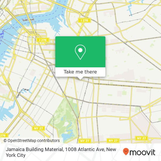 Jamaica Building Material, 1008 Atlantic Ave map