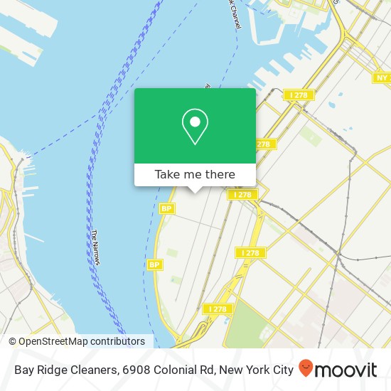 Mapa de Bay Ridge Cleaners, 6908 Colonial Rd