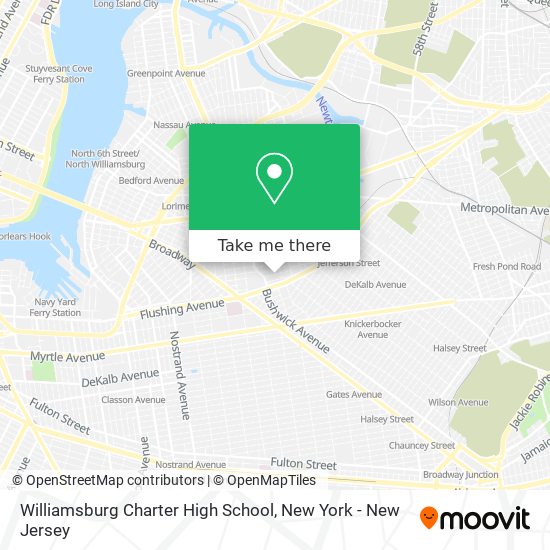 Mapa de Williamsburg Charter High School