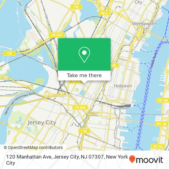 120 Manhattan Ave, Jersey City, NJ 07307 map