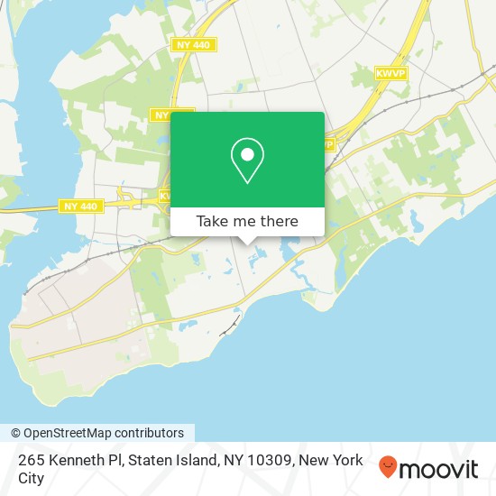265 Kenneth Pl, Staten Island, NY 10309 map