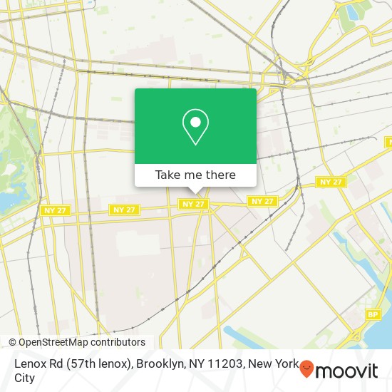 Lenox Rd (57th lenox), Brooklyn, NY 11203 map