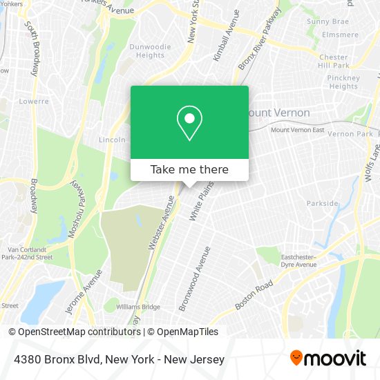 4380 Bronx Blvd map