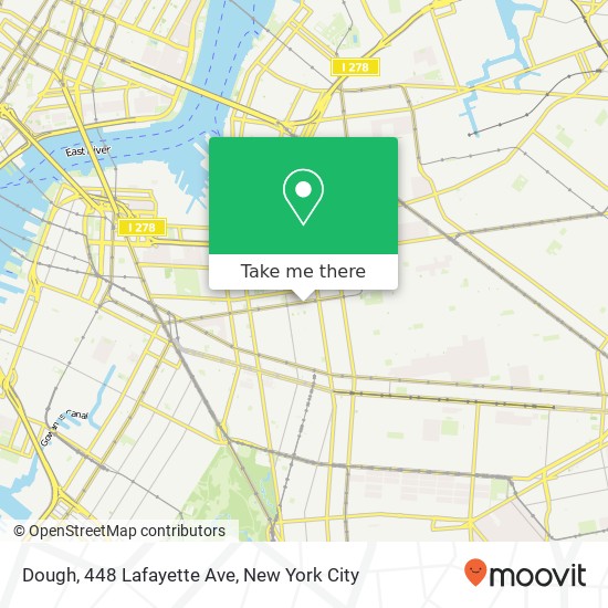 Mapa de Dough, 448 Lafayette Ave