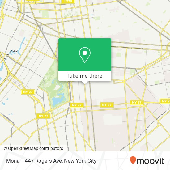 Monari, 447 Rogers Ave map