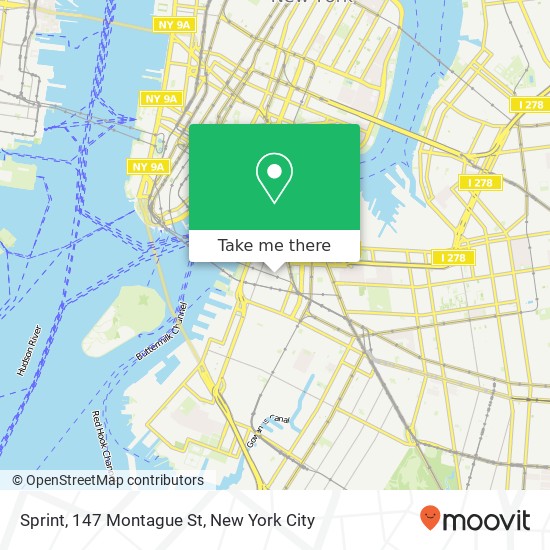 Mapa de Sprint, 147 Montague St