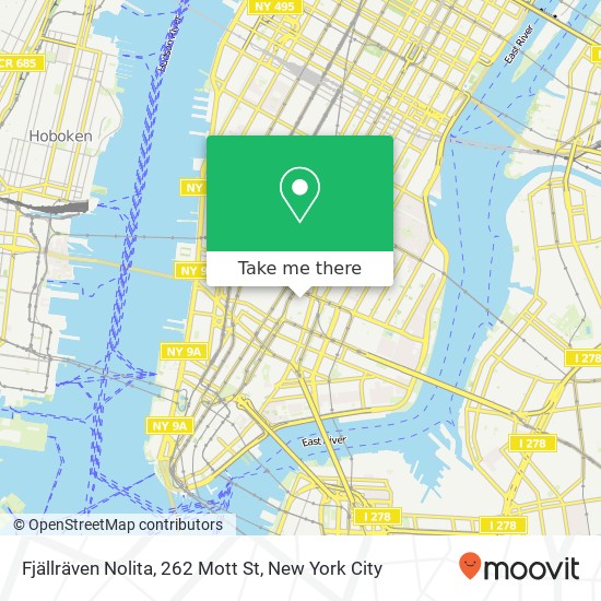 Fjällräven Nolita, 262 Mott St map