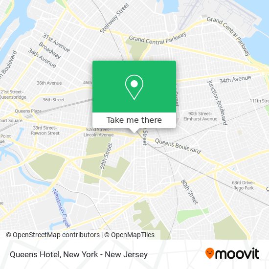 Mapa de Queens Hotel