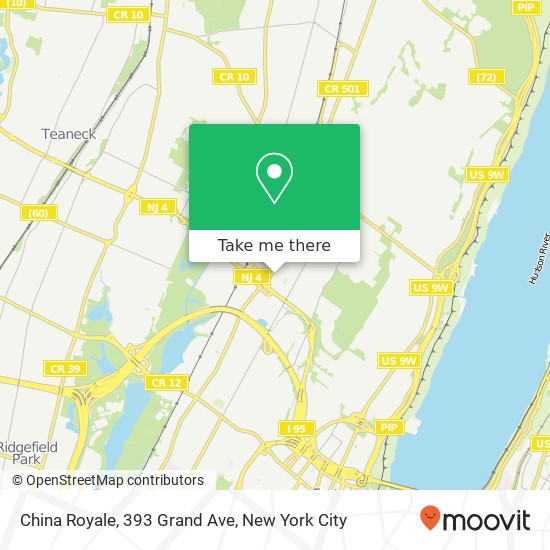 Mapa de China Royale, 393 Grand Ave