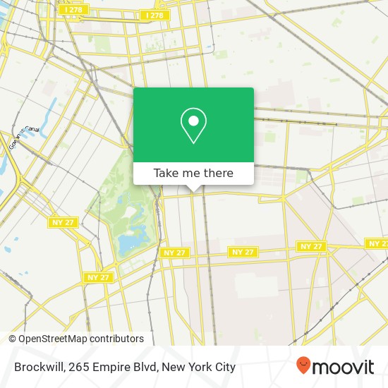 Brockwill, 265 Empire Blvd map