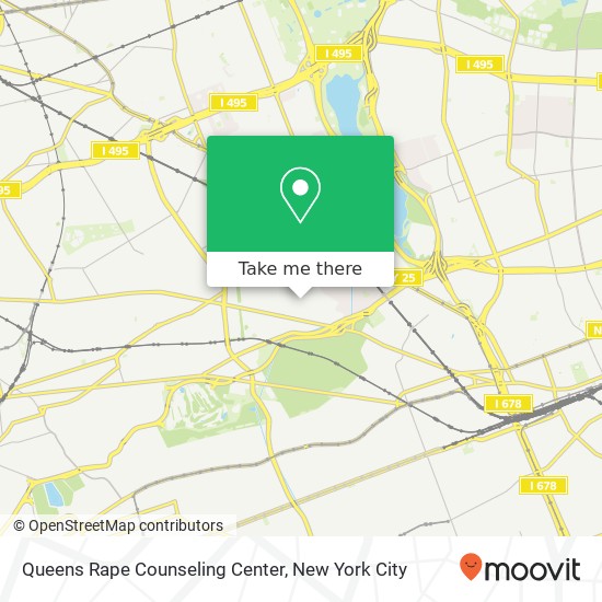 Queens Rape Counseling Center, Loubet St map