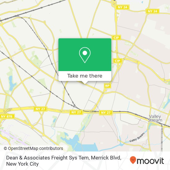 Dean & Associates Freight Sys Tem, Merrick Blvd map