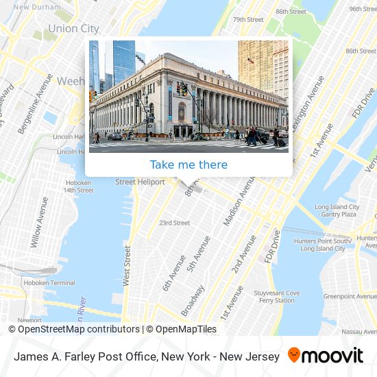 Mapa de James A. Farley Post Office