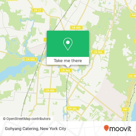 Mapa de Gohyang Catering