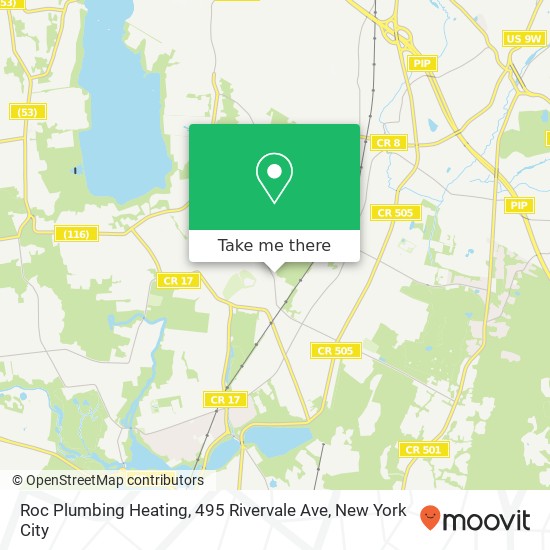 Roc Plumbing Heating, 495 Rivervale Ave map