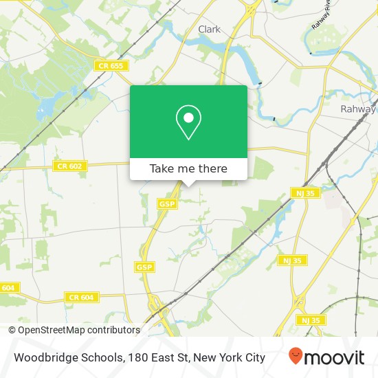 Mapa de Woodbridge Schools, 180 East St