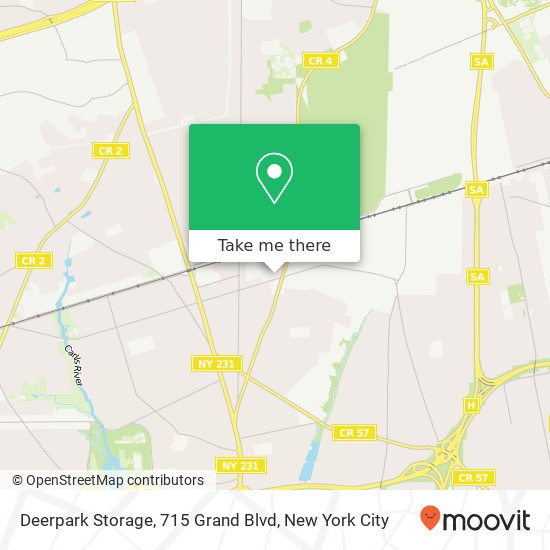 Mapa de Deerpark Storage, 715 Grand Blvd