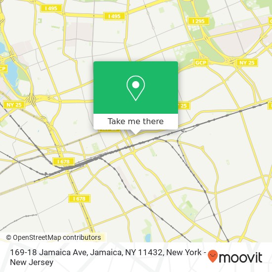 169-18 Jamaica Ave, Jamaica, NY 11432 map