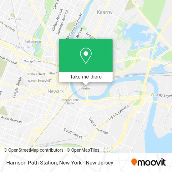 Harrison Path Station map