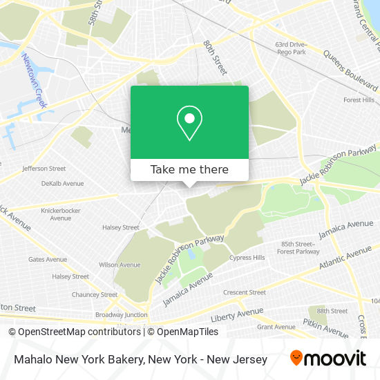 Mapa de Mahalo New York Bakery