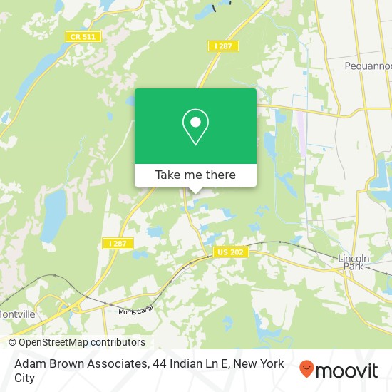Mapa de Adam Brown Associates, 44 Indian Ln E