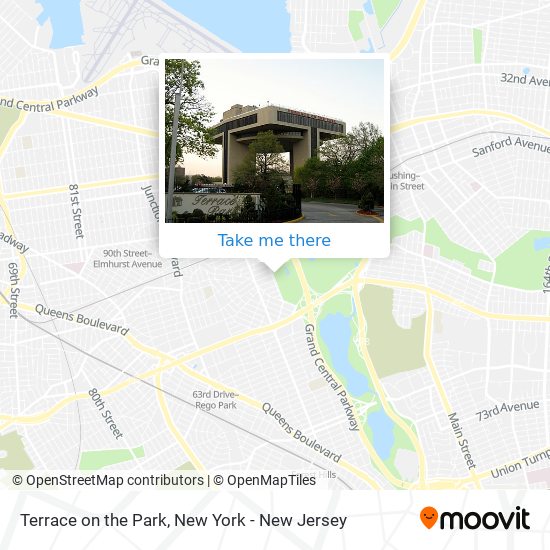 Terrace on the Park map
