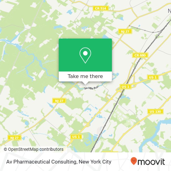 Av Pharmaceutical Consulting map