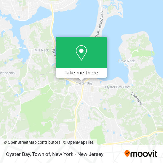 Mapa de Oyster Bay, Town of