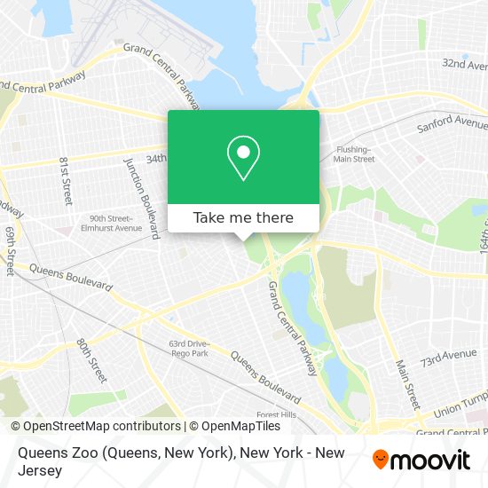 Mapa de Queens Zoo (Queens, New York)