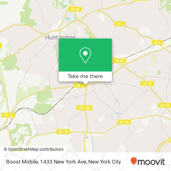 Mapa de Boost Mobile, 1433 New York Ave