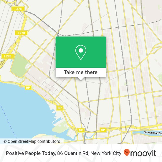 Mapa de Positive People Today, 86 Quentin Rd
