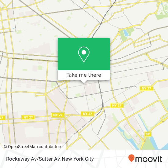 Rockaway Av/Sutter Av map