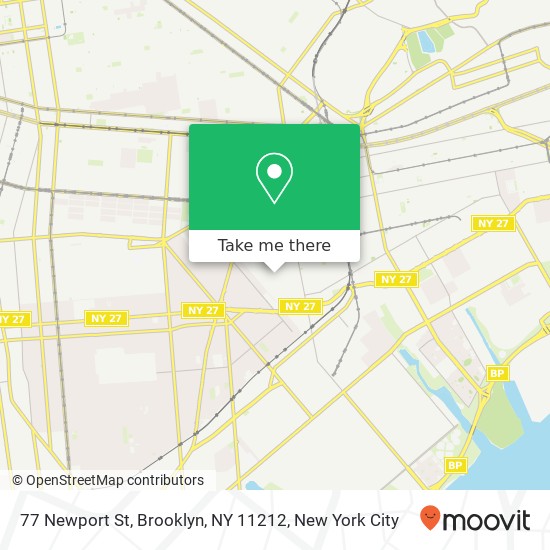 77 Newport St, Brooklyn, NY 11212 map