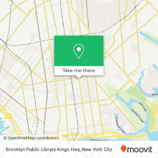 Brooklyn Public Library-Kings Hwy map