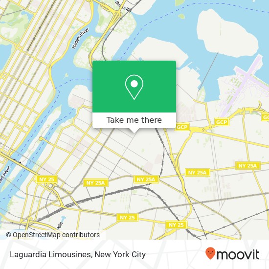 Laguardia Limousines map