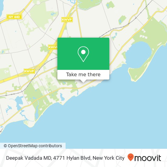 Deepak Vadada MD, 4771 Hylan Blvd map