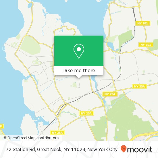 72 Station Rd, Great Neck, NY 11023 map